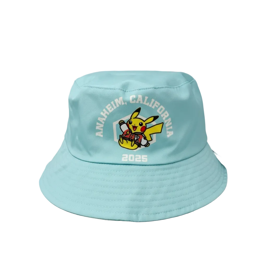 Pokemon Worlds 2025 - Reversable Bucket Hat Pikachu