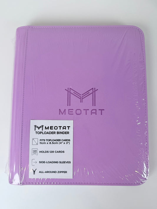 Meotat Zip TCG Top Loader Binder - 4 Pocket (128 Slot)