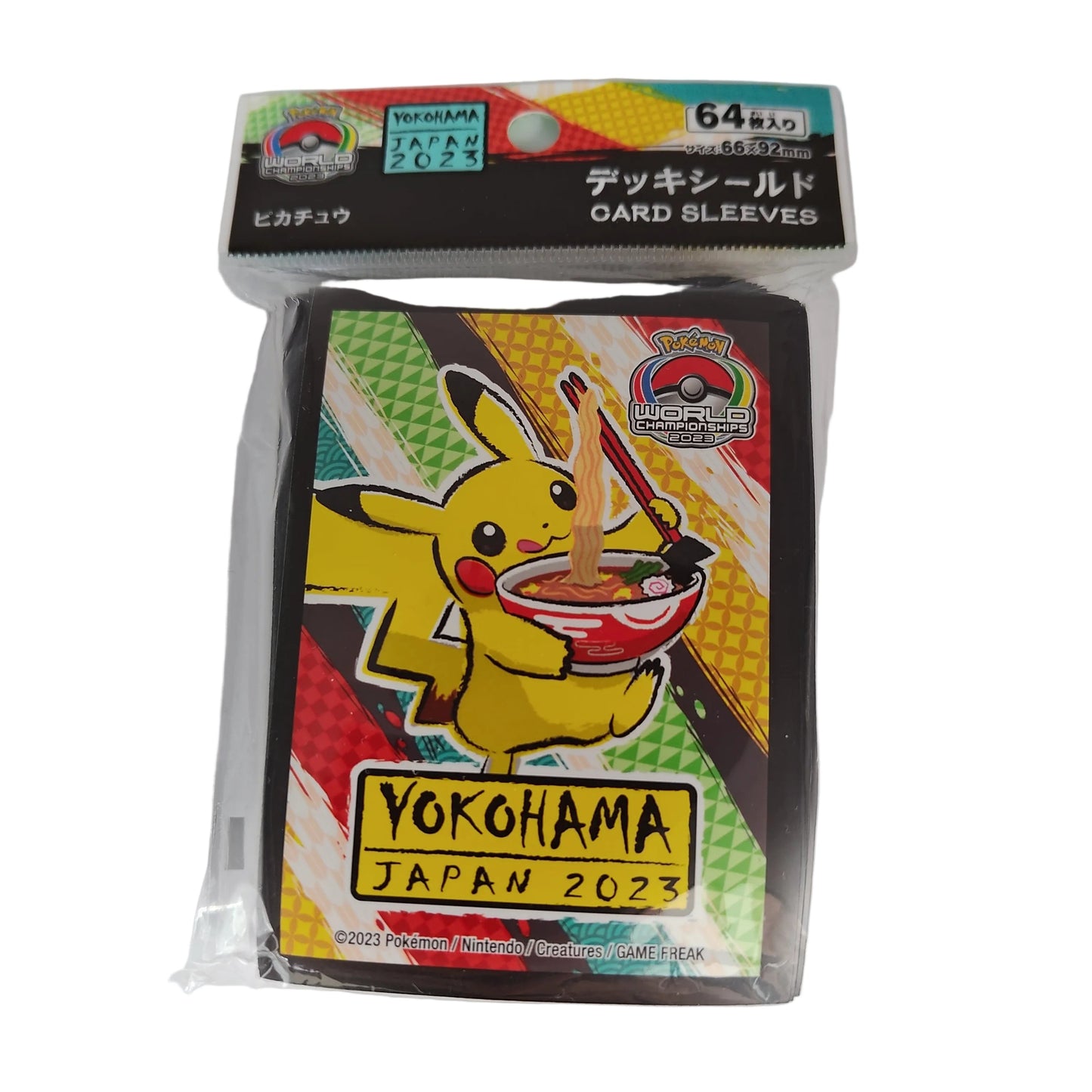 Pokemon Worlds 2023 Card Sleeves - Pikachu Ramen - 65