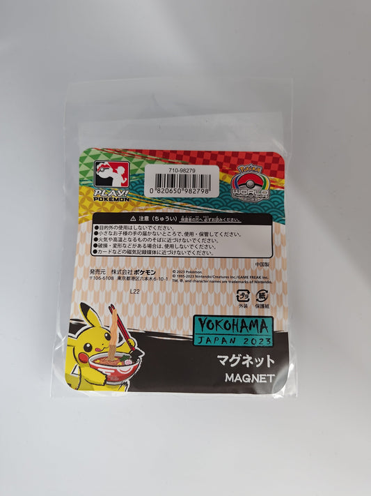 Pokemon Worlds 2023 Magnet - Pikachu Ramen