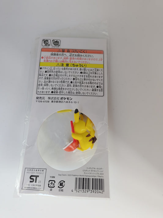 Pokemon Worlds 2023 Keychain - Pikachu Ramen Bag Charm