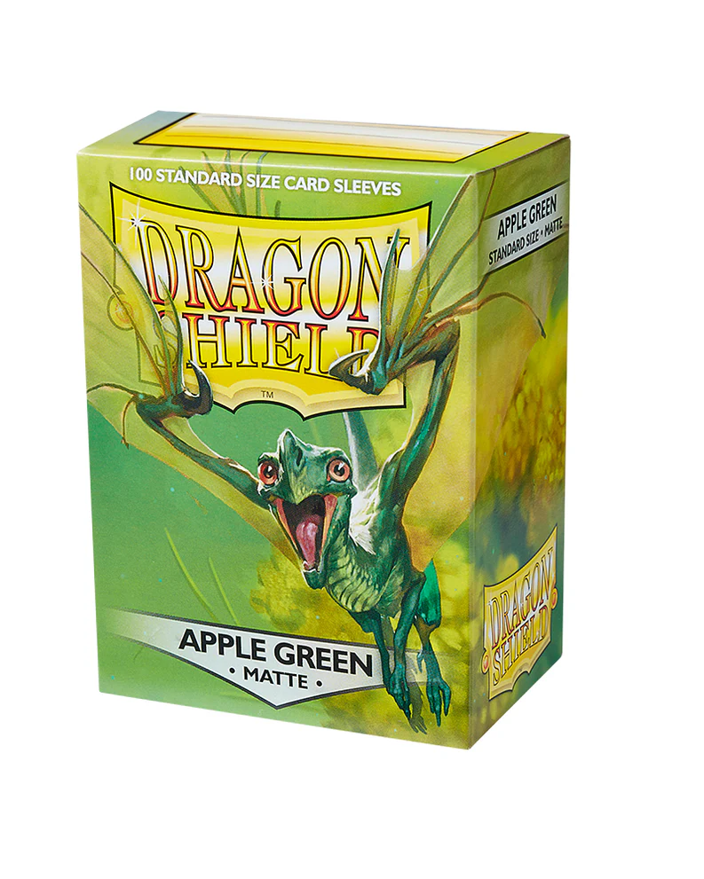 Dragon Shield Sleeves Standard Size 100pk - Matte Apple Green