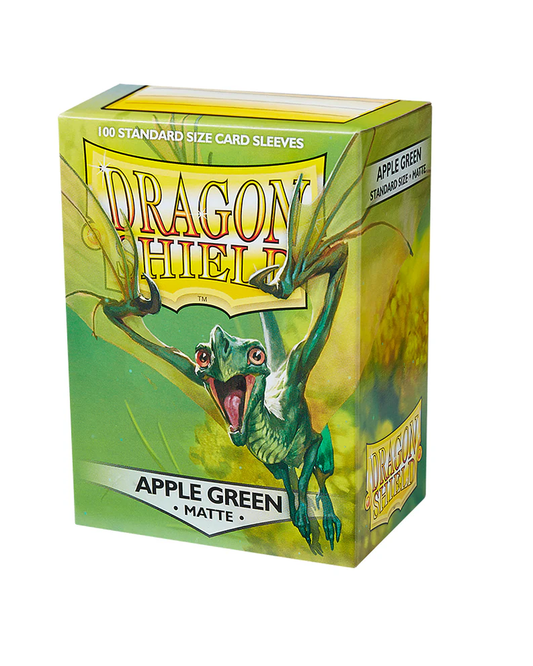 Dragon Shield Sleeves Standard Size 100pk - Matte Apple Green