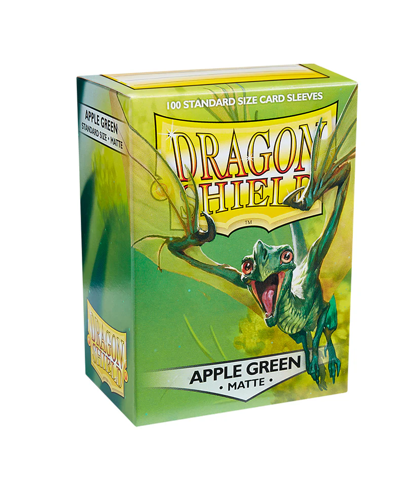 Dragon Shield Sleeves Standard Size 100pk - Matte Apple Green