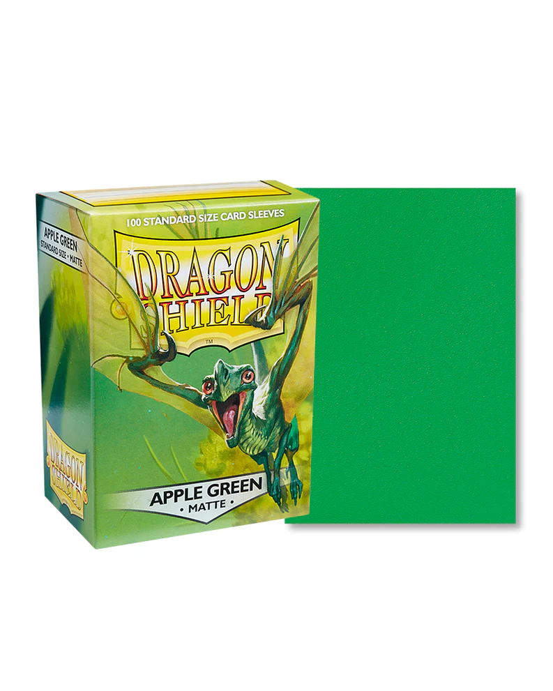 Dragon Shield Sleeves Standard Size 100pk - Matte Apple Green
