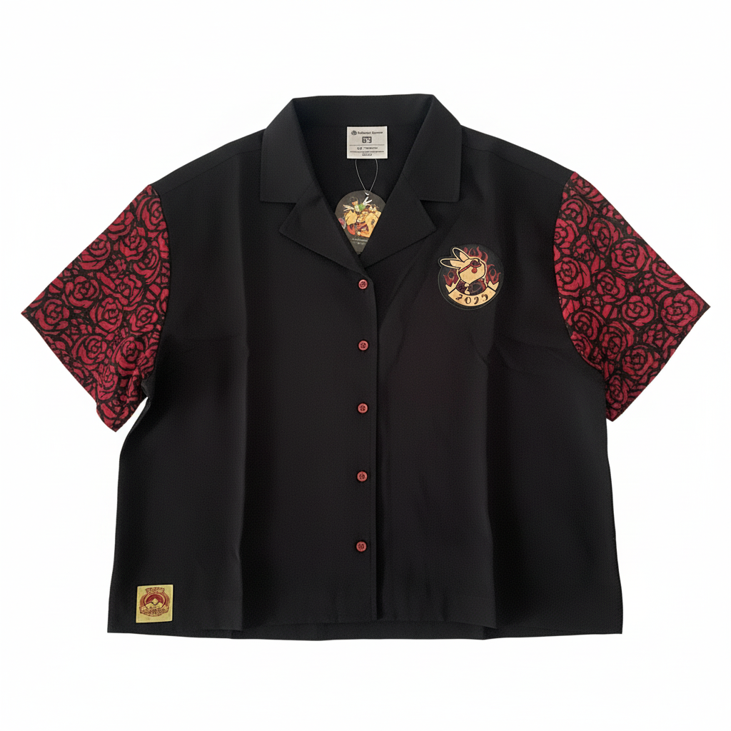 Arcanine Rockabilly Collar Shirt XL