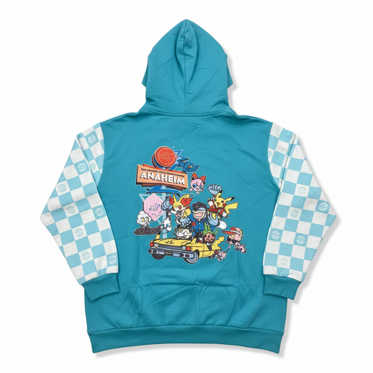 Pokemon Worlds 2025 - Blue Hoodie Youth 2XL (Adult S)