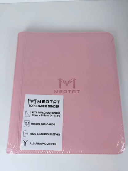 Meotat Zip TCG Top Loader Binder - 9 Pocket (288 Slot)