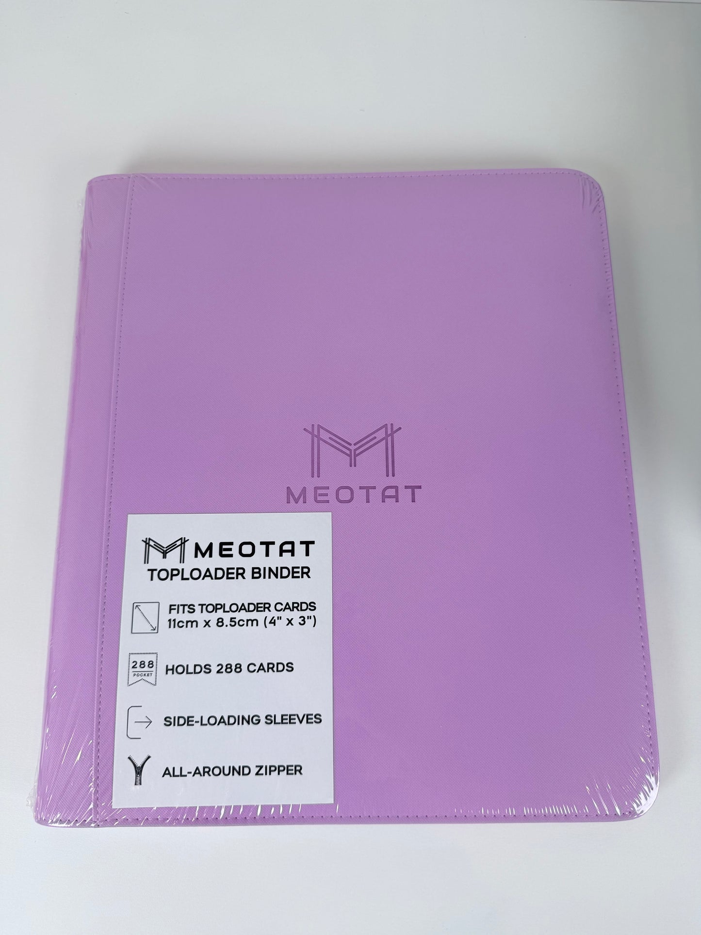 Meotat Zip TCG Top Loader Binder - 9 Pocket (288 Slot)
