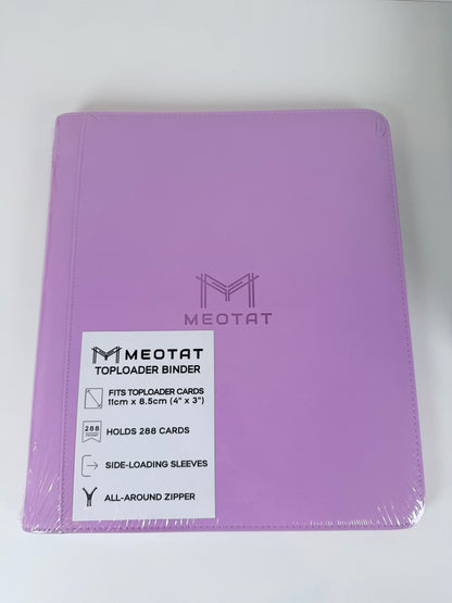 Meotat Zip TCG Top Loader Binder - 9 Pocket (288 Slot)