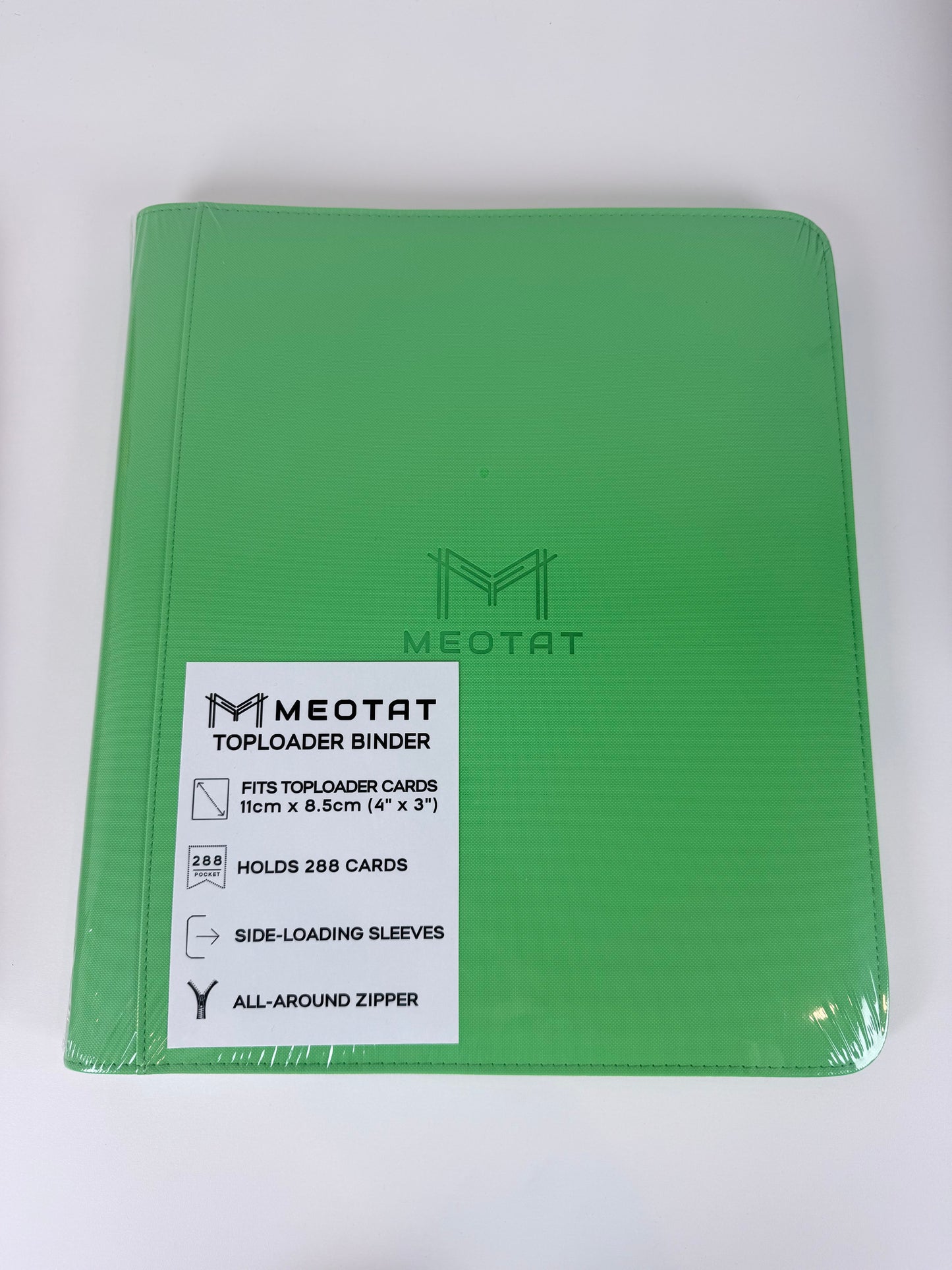 Meotat Zip TCG Top Loader Binder - 9 Pocket (288 Slot)