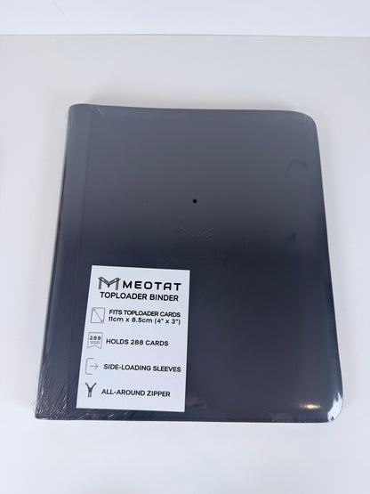 Meotat Zip TCG Top Loader Binder - 9 Pocket (288 Slot)