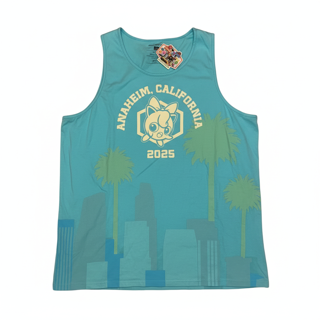 Pokemon Worlds 2025 - Blue Jigglypuff Tank Top/Singlet