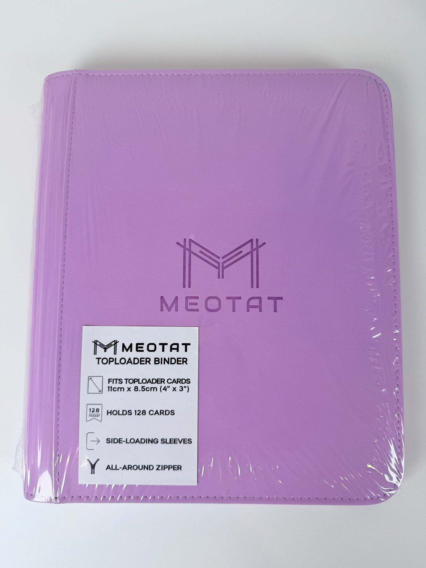 Meotat Zip TCG Top Loader Binder - 4 Pocket (128 Slot)