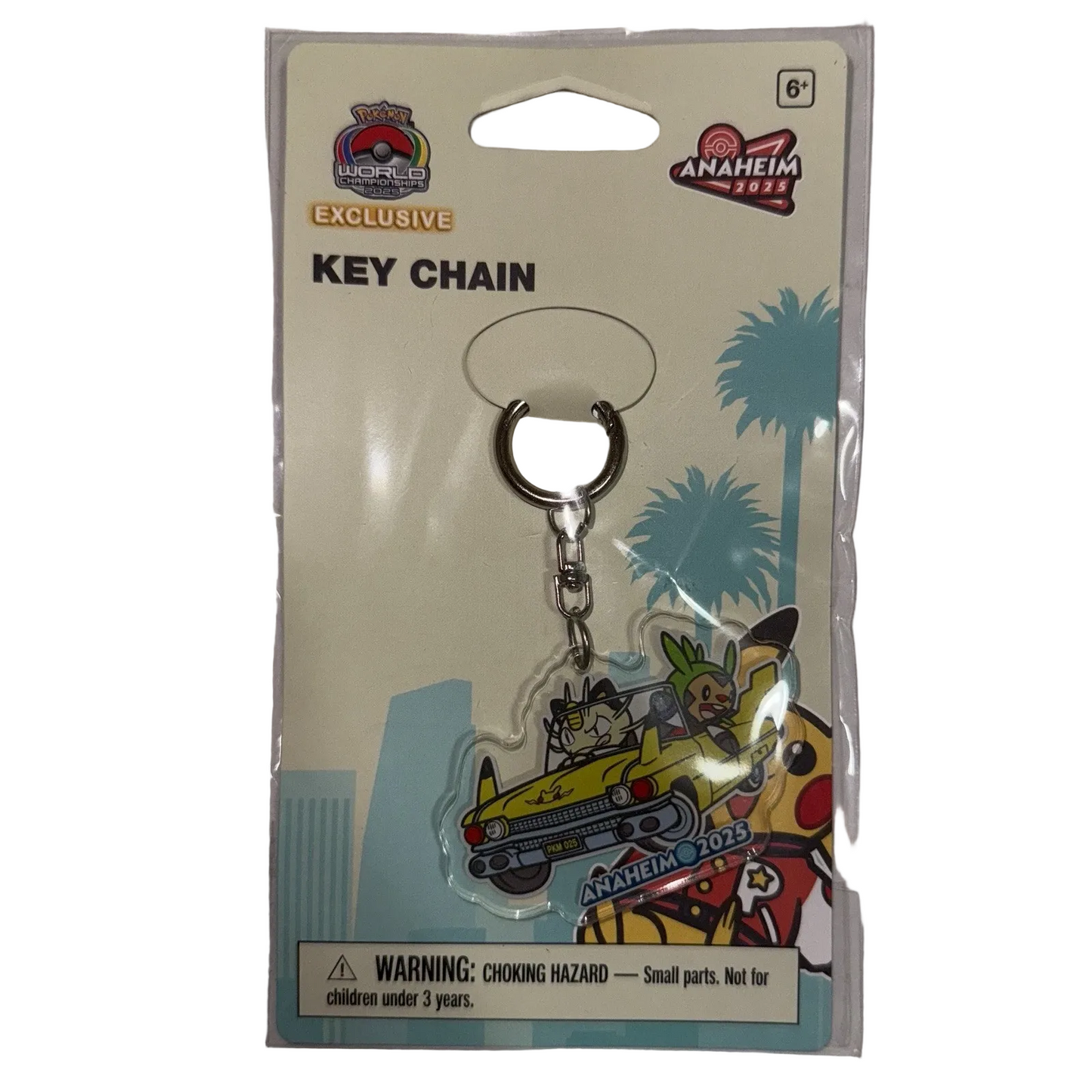 Pokemon Worlds 2025 - Meowth Keychain