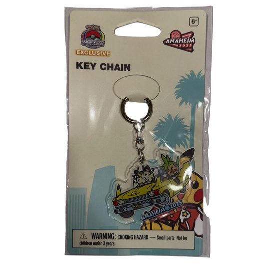 Pokemon Worlds 2025 - Meowth Keychain