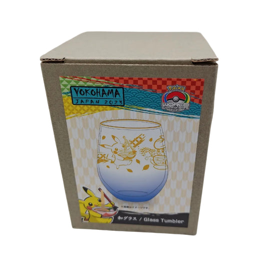 Pokemon Worlds 2023 Glass Tumbler - Pikachu