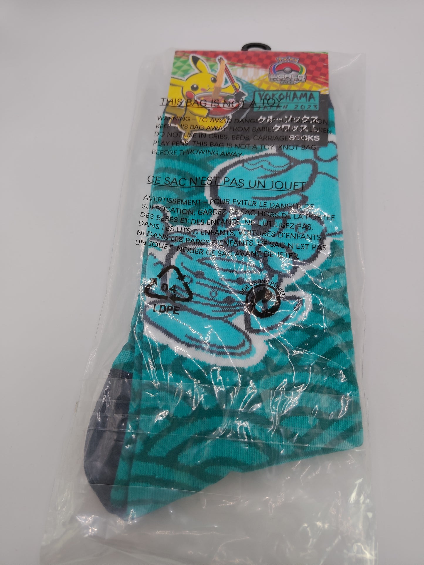 Pokemon Worlds 2023 Sock - Quaxly