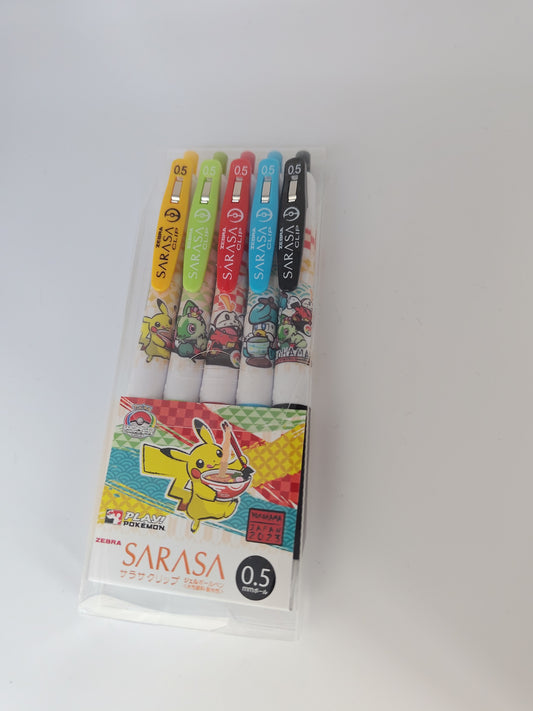 Pokemon Worlds 2023 5 pen set - Sarasa