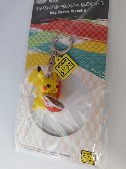 Pokemon Worlds 2023 Keychain - Pikachu Ramen Bag Charm
