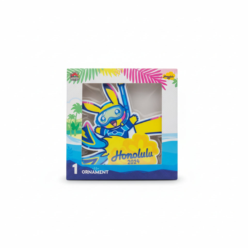 Pokemon Worlds 2024 Ornament - Snorkeling Pikachu