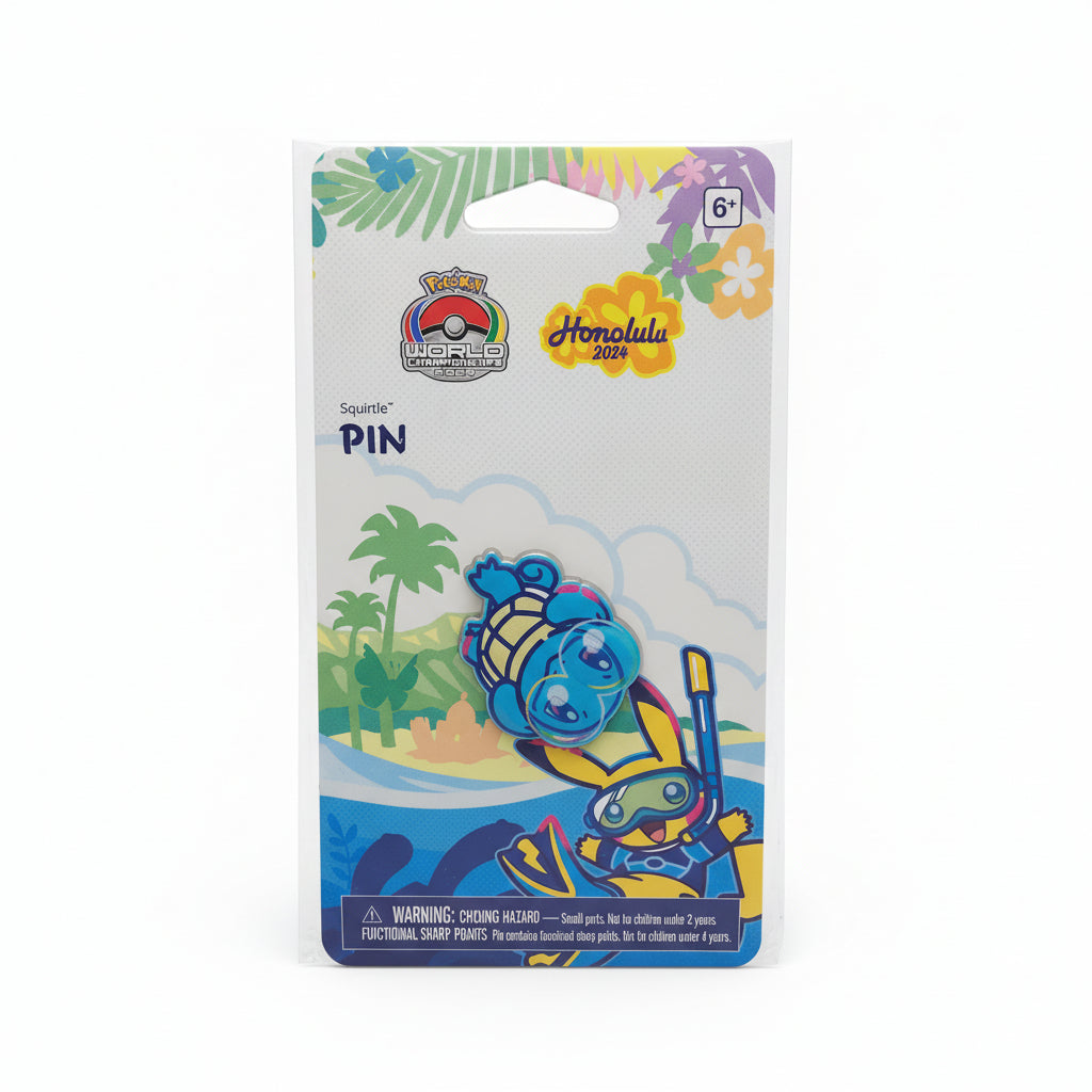 Pokemon Worlds 2024 Pin - Squirtle