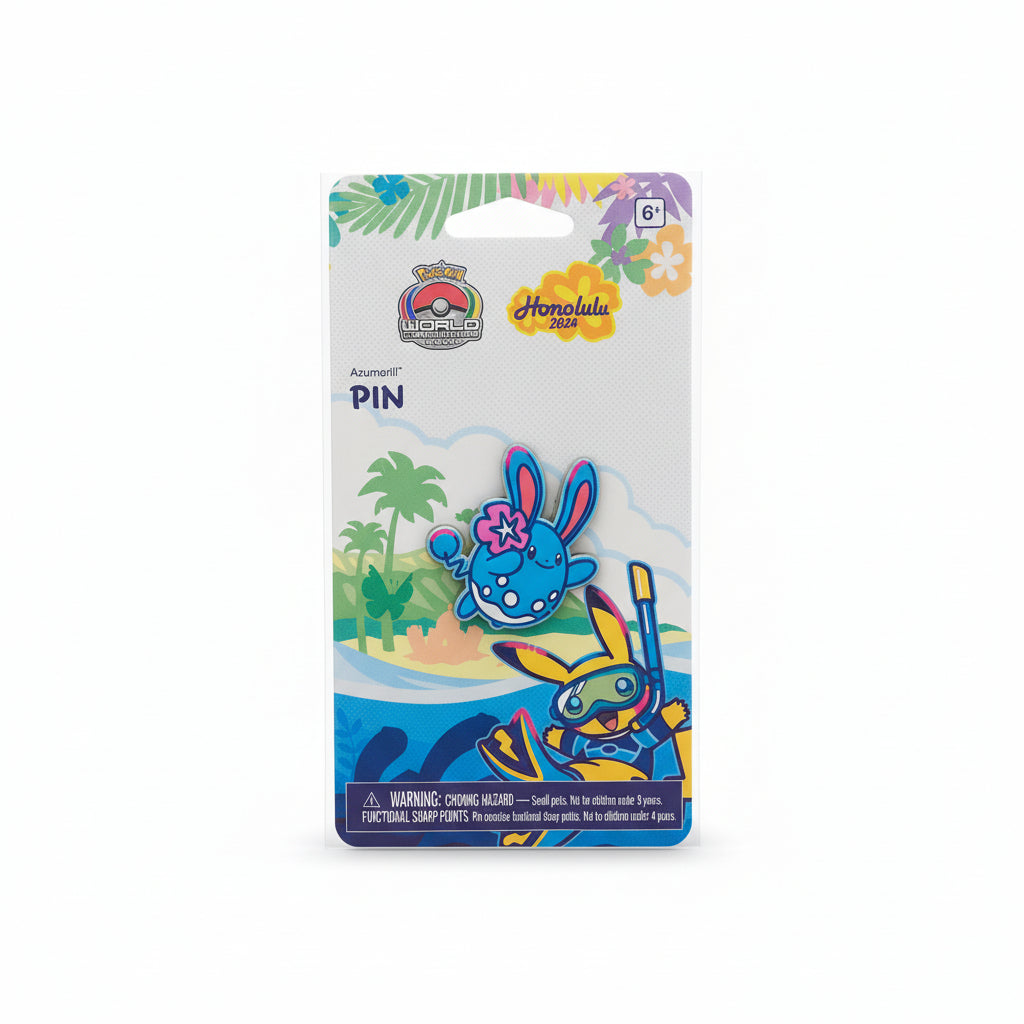 Pokemon Worlds 2024 Pin - Azumarill