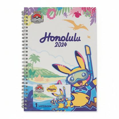 Pokemon Worlds 2024 Notebook - Snorkeling Pikachu