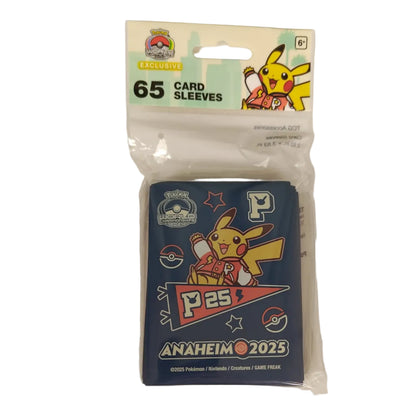 Pokemon Worlds 2025 - Pikachu Varsity Card Sleeves (65)