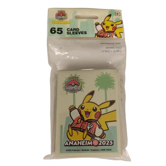 Pokemon Worlds 2025 - Pikachu WCS Varsity Card Sleeves (65)