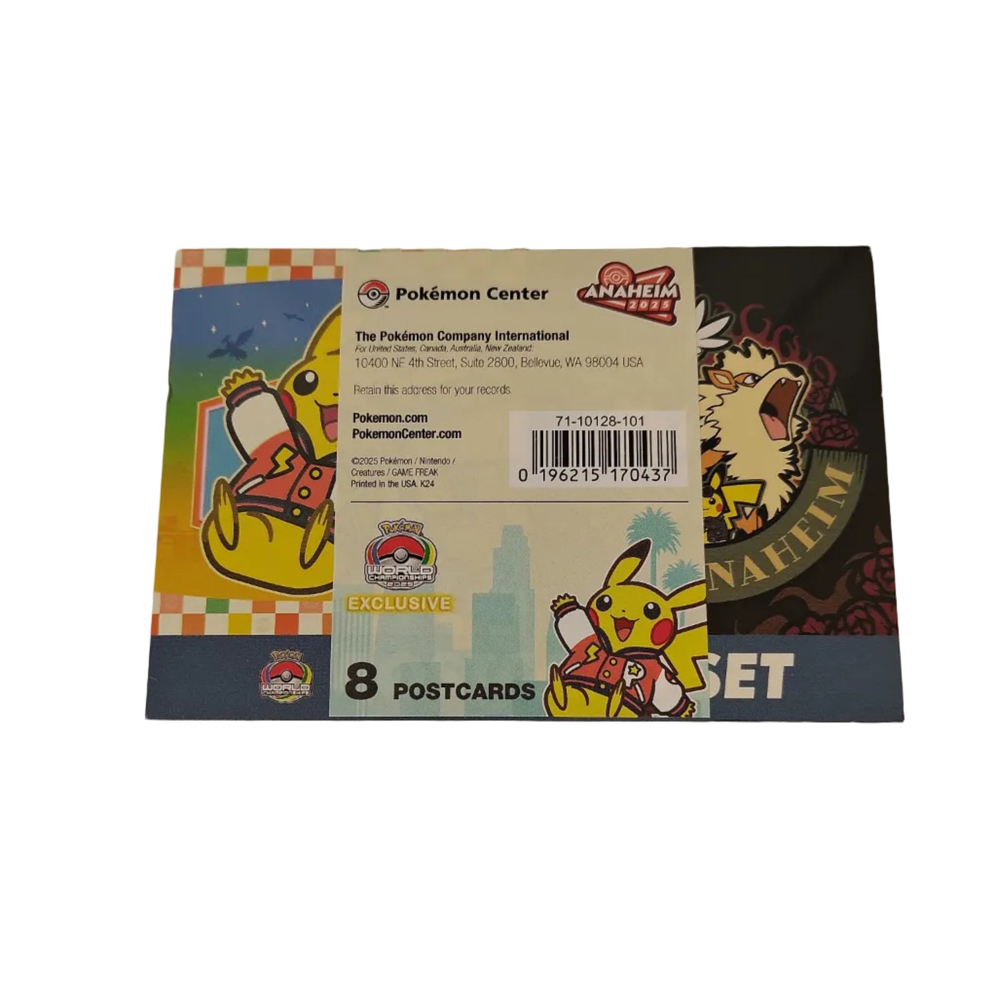 Pokemon Worlds 2025 - Postcard Set of 8