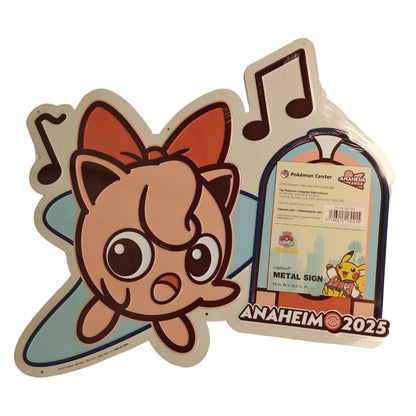 Pokemon Worlds 2025 - Metal Jigglypuff Sign