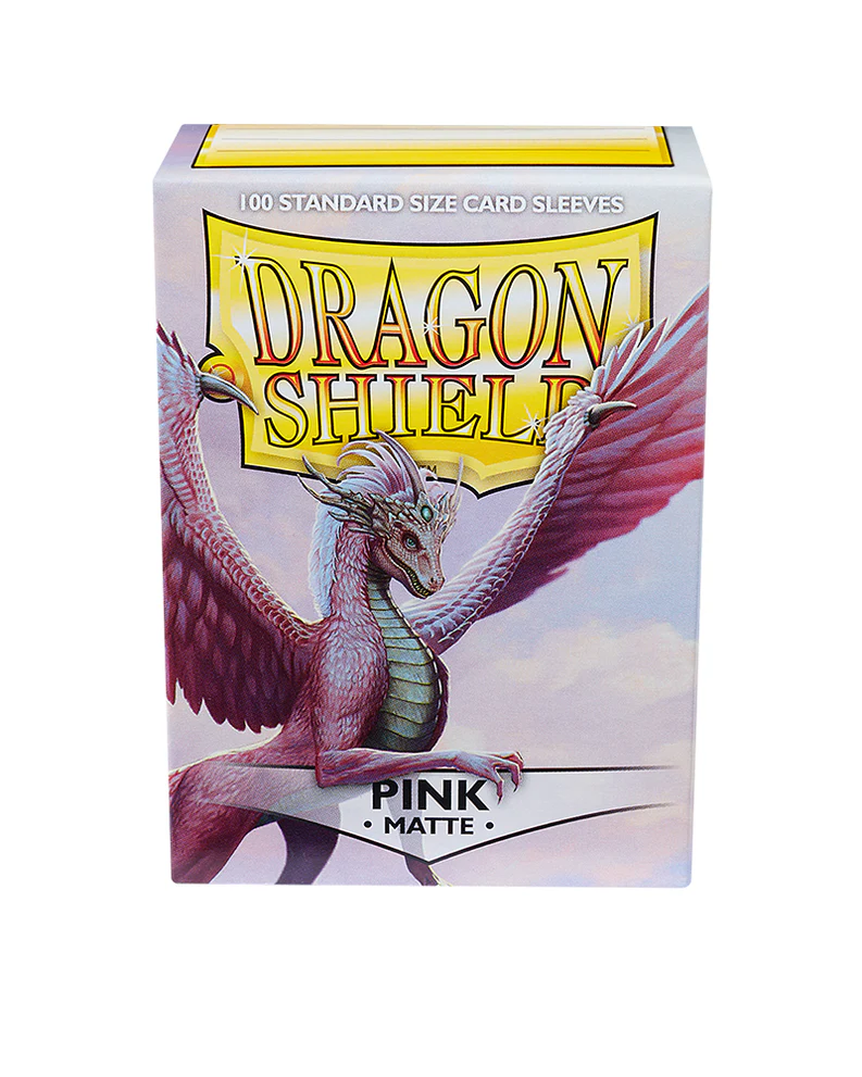 Dragon Shield Sleeves Standard Size 100pk - Matte Pink