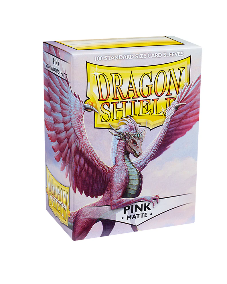 Dragon Shield Sleeves Standard Size 100pk - Matte Pink