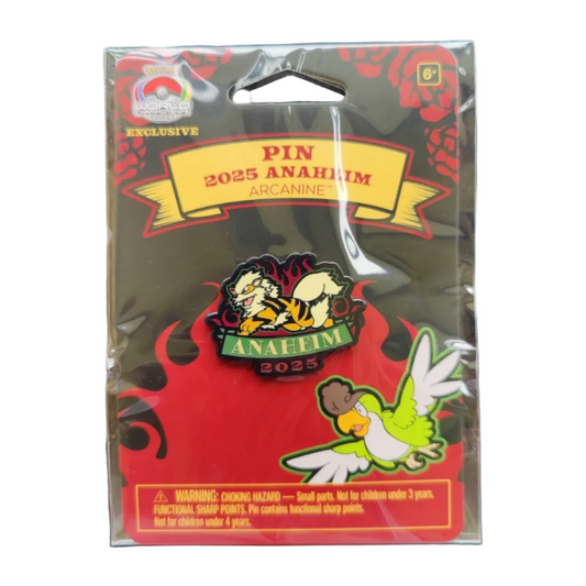 Pokemon Worlds 2025 - Anaheim Rockabilly Arcanine Pin