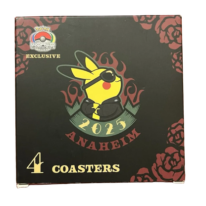 Pokemon Worlds 2025 - Coaster Set of 4