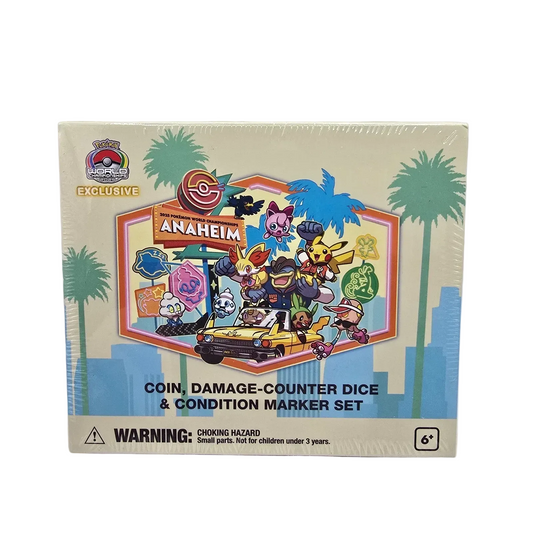 Pokemon Worlds 2025 - Anaheim Pikachu Coin And Marker Set WCS Jigglypuff