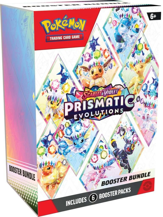Pokémon TCG: Scarlet & Violet-Prismatic Evolutions Booster Bundle