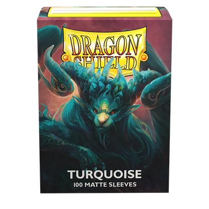 Dragon Shield Sleeves Standard Size 100pk - Matte Turquoise