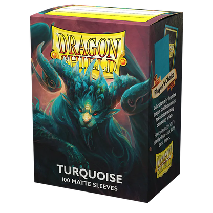 Dragon Shield Sleeves Standard Size 100pk - Matte Turquoise