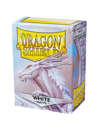 Dragon Shield Sleeves Standard Size 100pk - Matte White