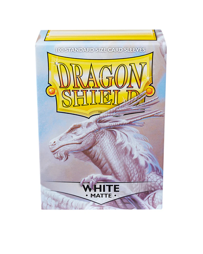 Dragon Shield Sleeves Standard Size 100pk - Matte White