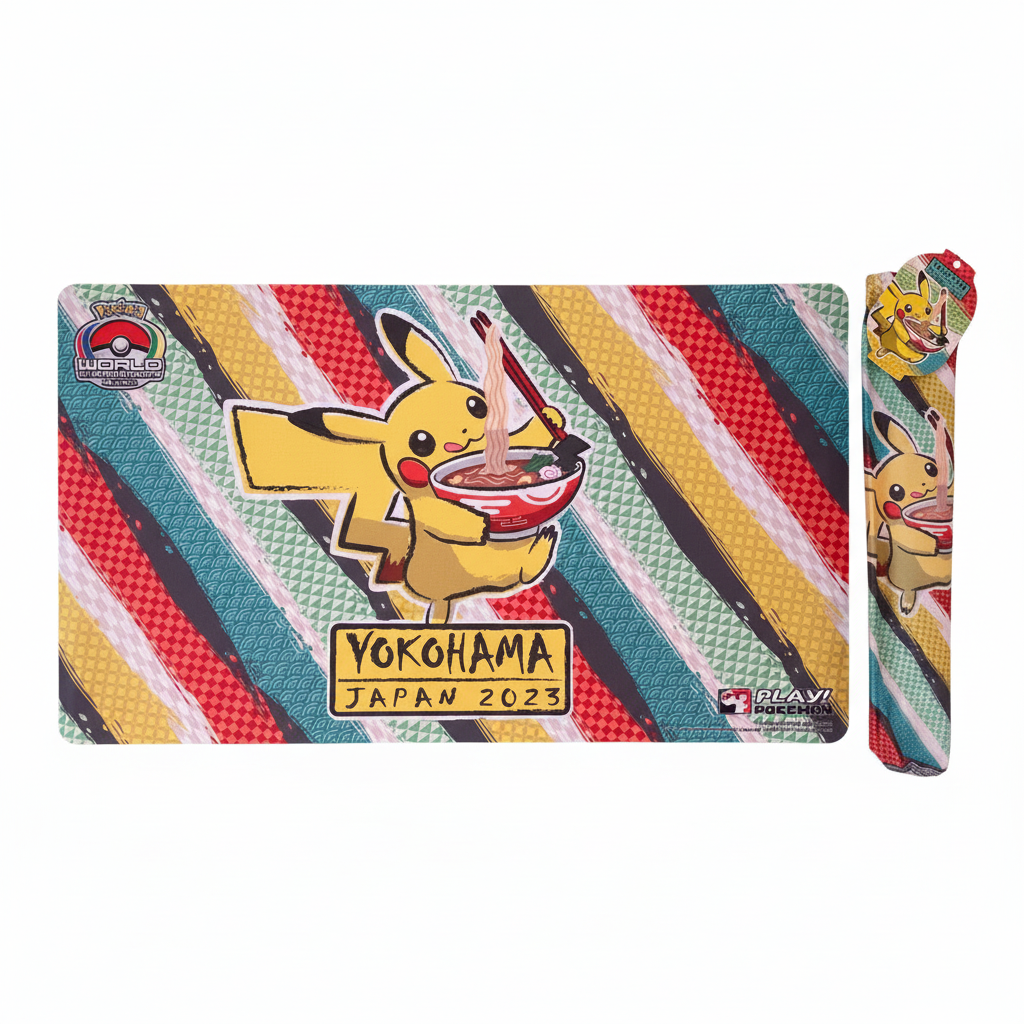 Pokemon Worlds 2023 Playmat & Bag - Pikachu Ramen