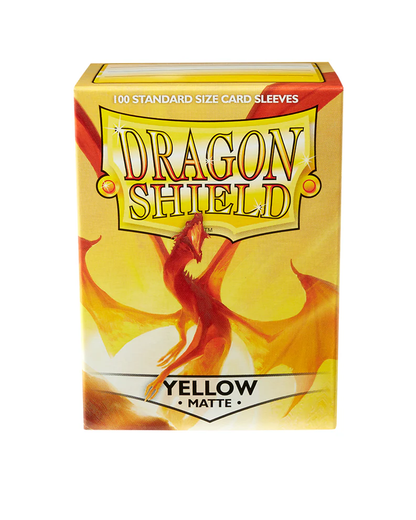 Dragon Shield Sleeves Standard Size 100pk - Matte Yellow