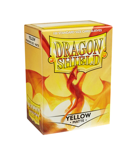 Dragon Shield Sleeves Standard Size 100pk - Matte Yellow