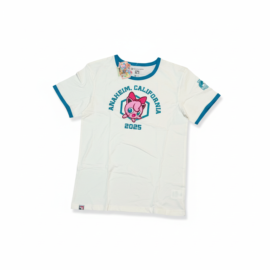 Pokemon Worlds 2025 - Jigglypuff Anaheim T Shirt - M